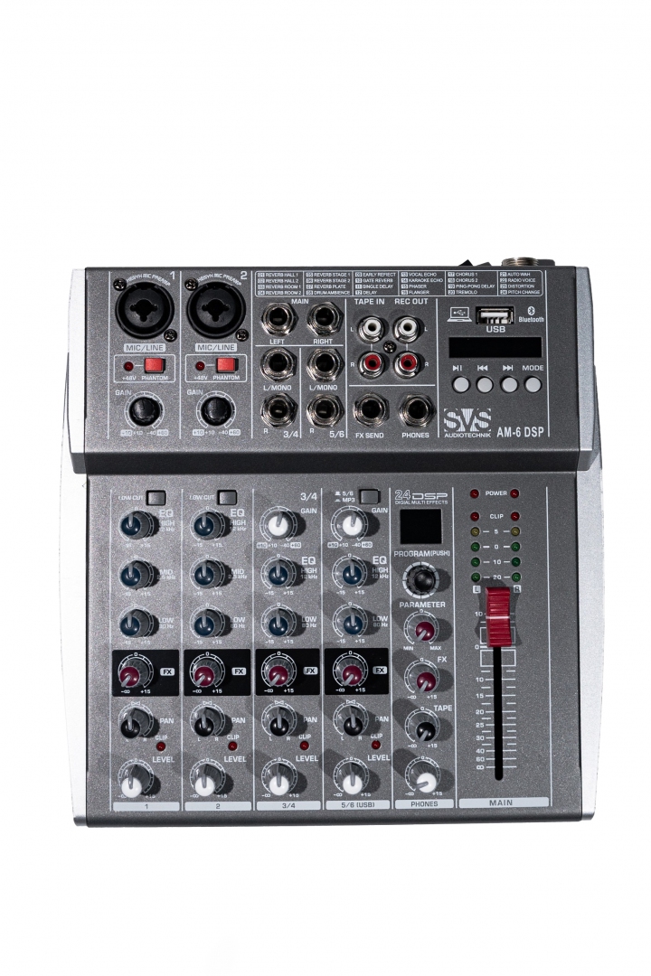 SVS Audiotechnik mixers AM-6 DSP Микшерный пульт аналоговый, 6-канальный SVS Audiotechnik mixers в Адыгейске